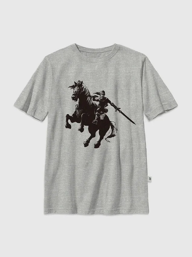 T-shirt con grafica Nintendo "Brave Link" per bambini
