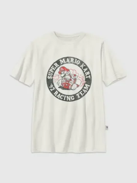 T-shirt con grafica "Nintendo Mario Racing Team" per bambini