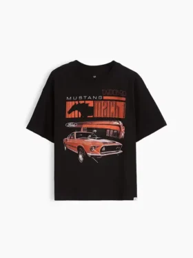 T-shirt con grafica oversize "Formula 1" per bambini