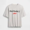 T-shirt con grafica oversize "Formula 1" per bambini