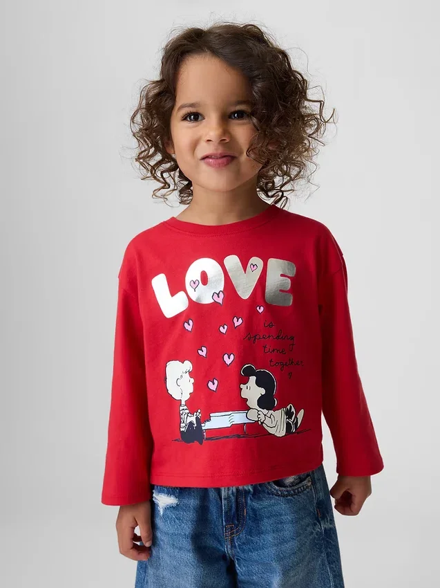 T-shirt con grafica Peanuts per neonato & bebè