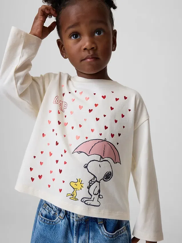 T-shirt con grafica Peanuts per neonato & bebè