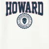 T-shirt con grafica scura del sigillo universitario della Howard University