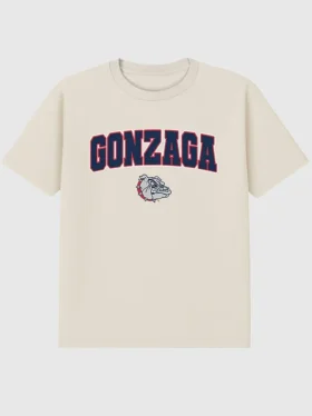 T-shirt con grafica scura dell’Arch Logo della Gonzaga University