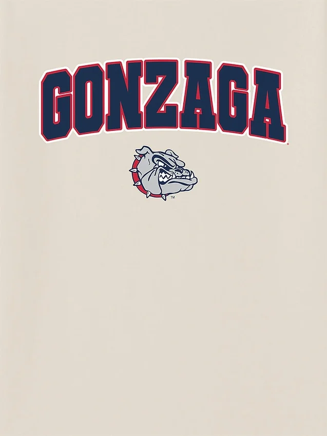 T-shirt con grafica scura dell’Arch Logo della Gonzaga University