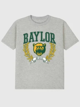 T-shirt con grafica scura "Laurels" della Baylor University