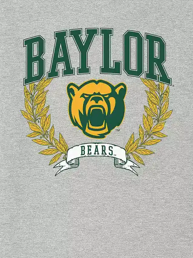 T-shirt con grafica scura "Laurels" della Baylor University