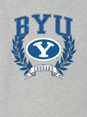 T-shirt con grafica scura “Laurels” della Brigham Young University