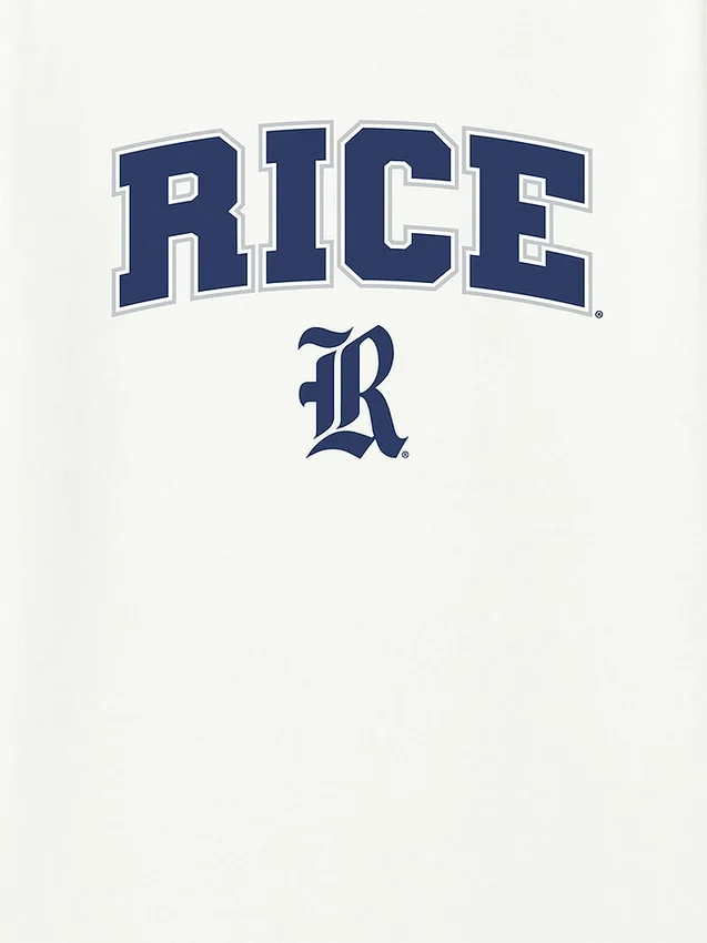 T-shirt con grafica secondaria dell’Arch Logo della Rice University