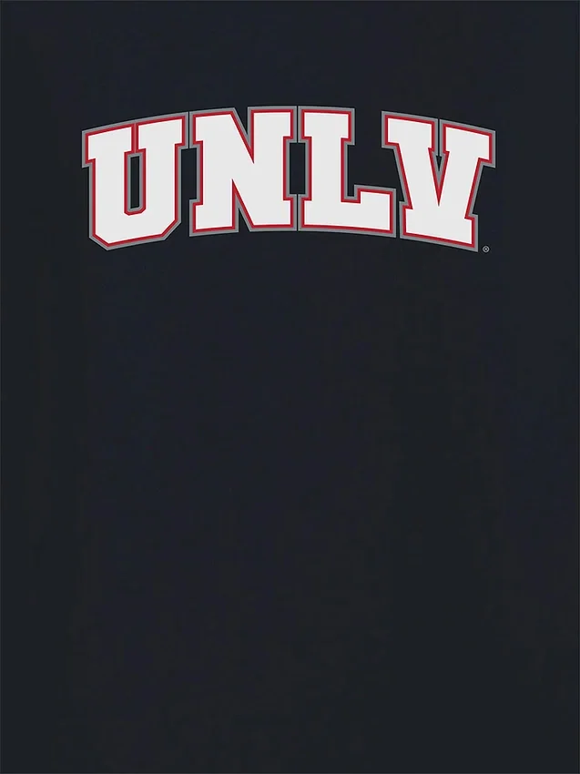 T-shirt con grafica secondaria raffigurante l’Arch Logo dell’Università del Nevada, Las Vegas