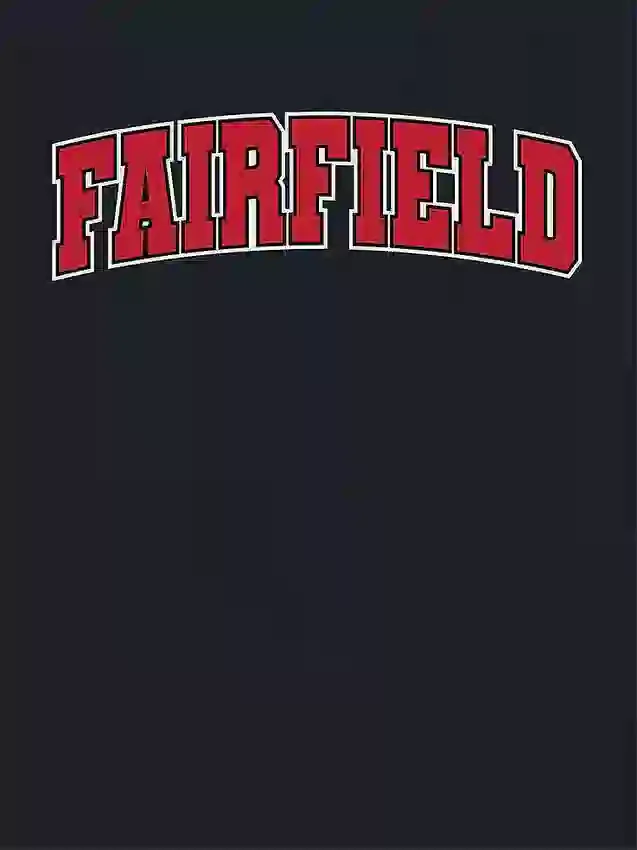 T-shirt con grafica secondaria raffigurante l’Arch Logo della Fairfield University