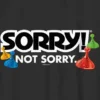 T-shirt con grafica "Sorry" per bambini