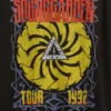 T-shirt con grafica Soundgarden, corta e in jersey di cotone pesante