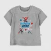 T-shirt con grafica “Spider-Man Birthday Hero” per bambini piccoli