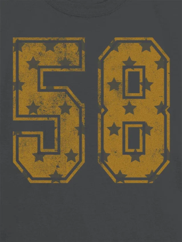 T-shirt con grafica "Sporty 58" per bambini