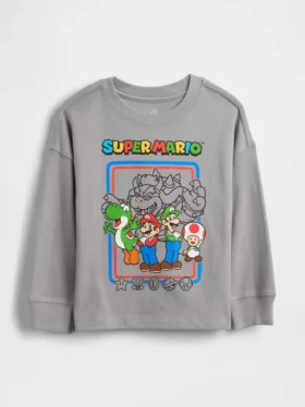 T-shirt con grafica Super Mario per neonato & bebè