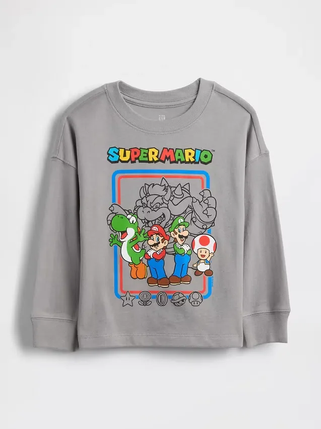 T-shirt con grafica Super Mario per neonato & bebè