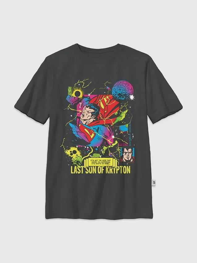 T-shirt con grafica Superman Son of Krypton per bambini