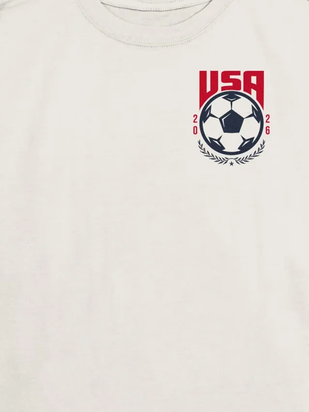 T-shirt con grafica "Usa Soccer Crest" per bambini