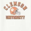 T-shirt con grafica vintage del football della Clemson University