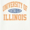 T-shirt con grafica vintage "Fighting Illini" dell’Università dell’Illinois