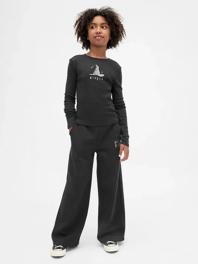 T-shirt con grafica “Wicked” per bambini