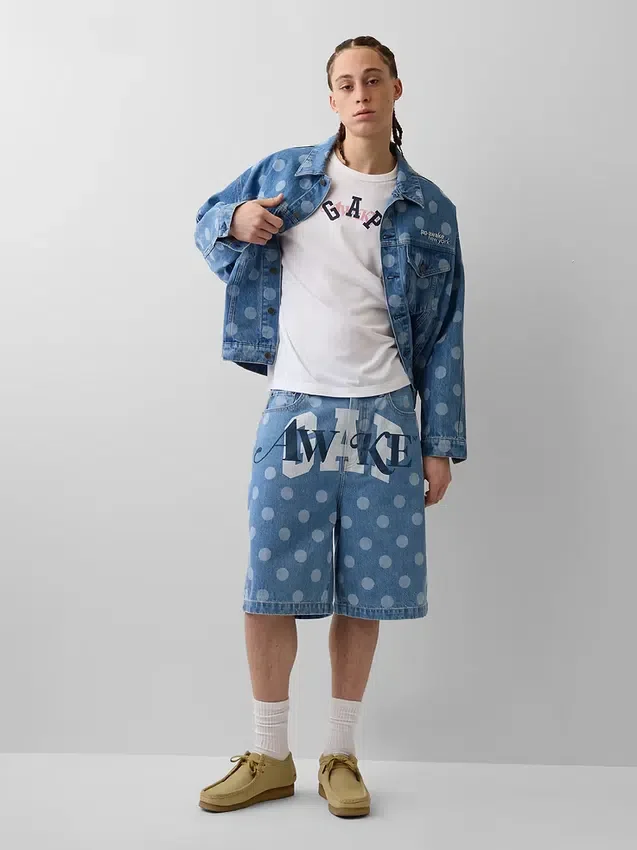 T-shirt con logo dal taglio comodo GAP × Awake Ny