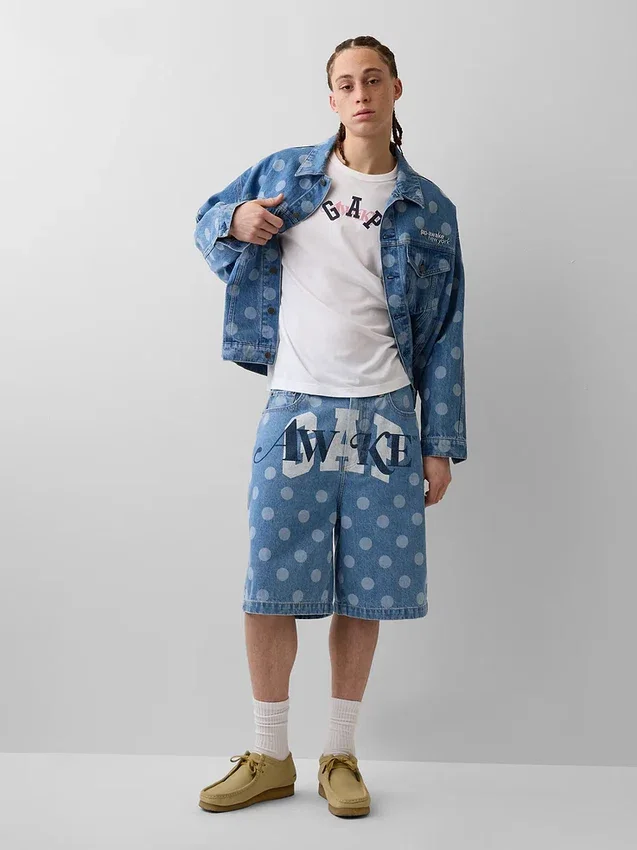 T-shirt con logo dal taglio comodo GAP × Awake Ny