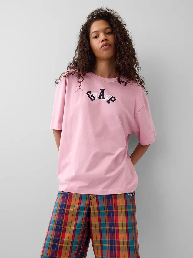 T-shirt con logo dal taglio comodo GAP × Awake Ny