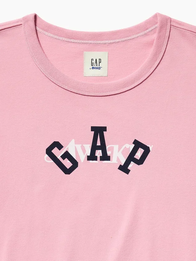 T-shirt con logo dal taglio comodo GAP × Awake Ny