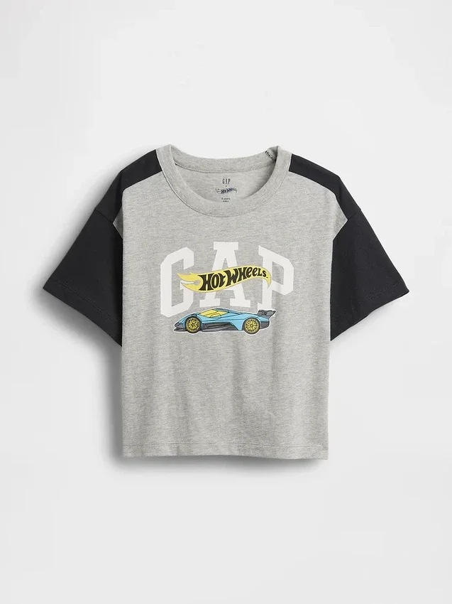 T-shirt con logo grafico Hot Wheels per neonato & bebè