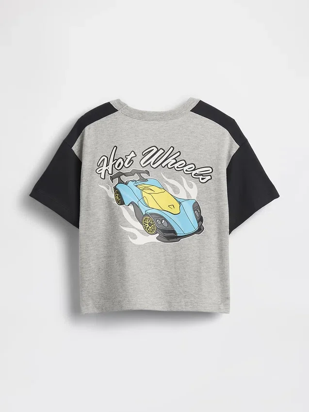T-shirt con logo grafico Hot Wheels per neonato & bebè