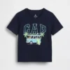 T-shirt con logo grafico per neonato & bebè