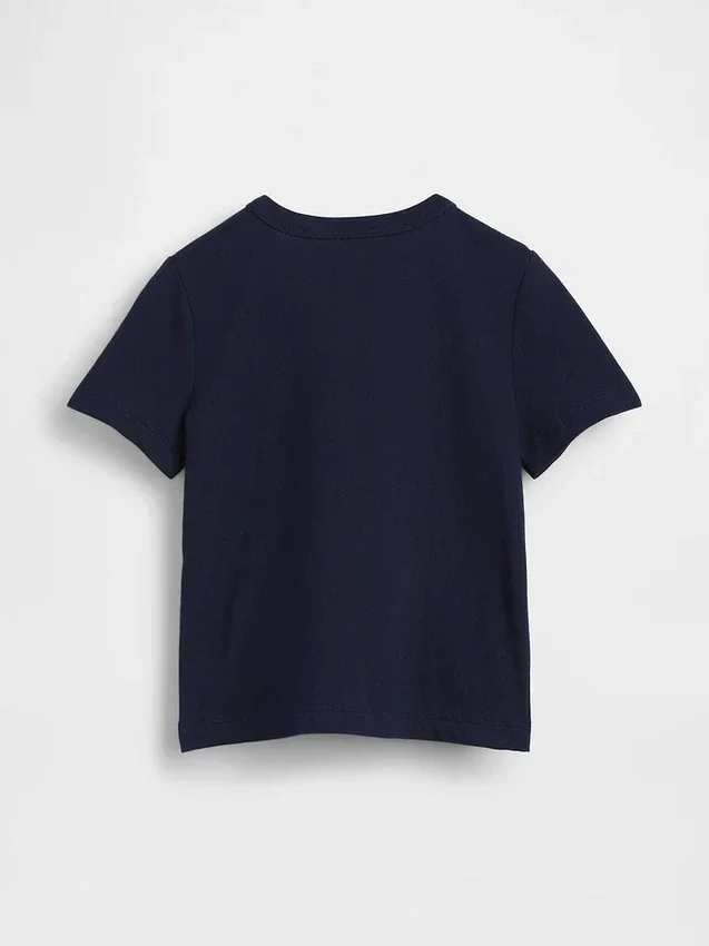 T-shirt con logo grafico per neonato & bebè