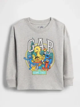 T-shirt con logo grafico Sesame Street per Neonato & Bebè