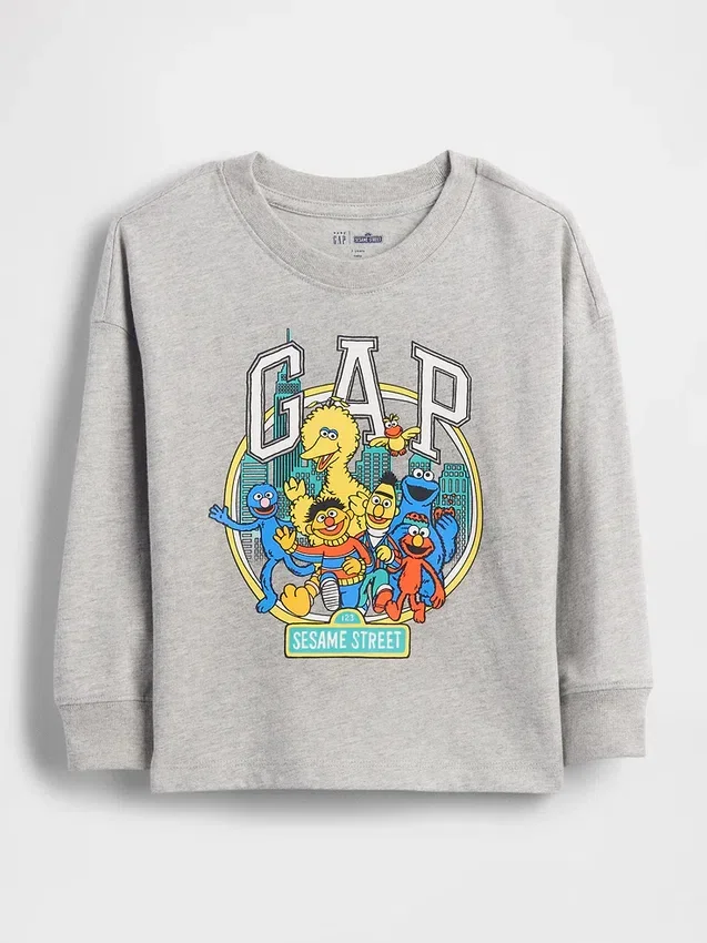 T-shirt con logo grafico Sesame Street per Neonato & Bebè