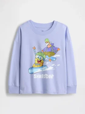 T-shirt con logo grafico Spongebob Squarepants per neonato & bebè