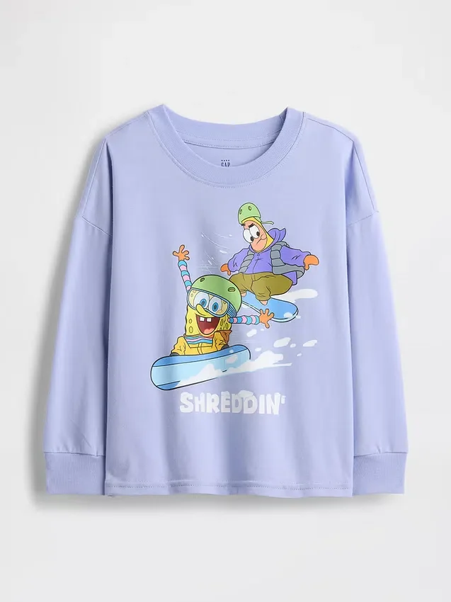 T-shirt con logo grafico Spongebob Squarepants per neonato & bebè
