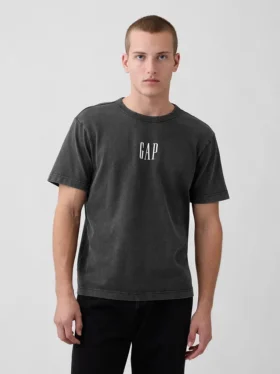 T-shirt con logo, pesante e dalla vestibilità comoda