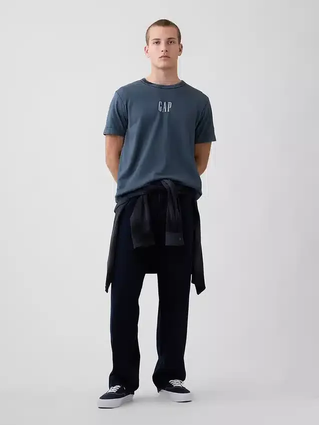 T-shirt con logo, pesante e dalla vestibilità comoda
