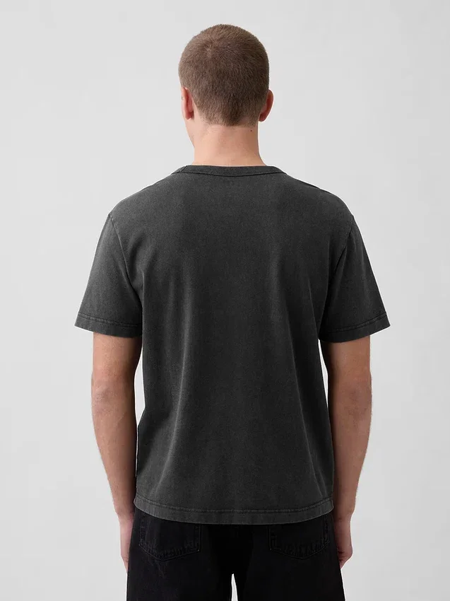 T-shirt con logo, pesante e dalla vestibilità comoda