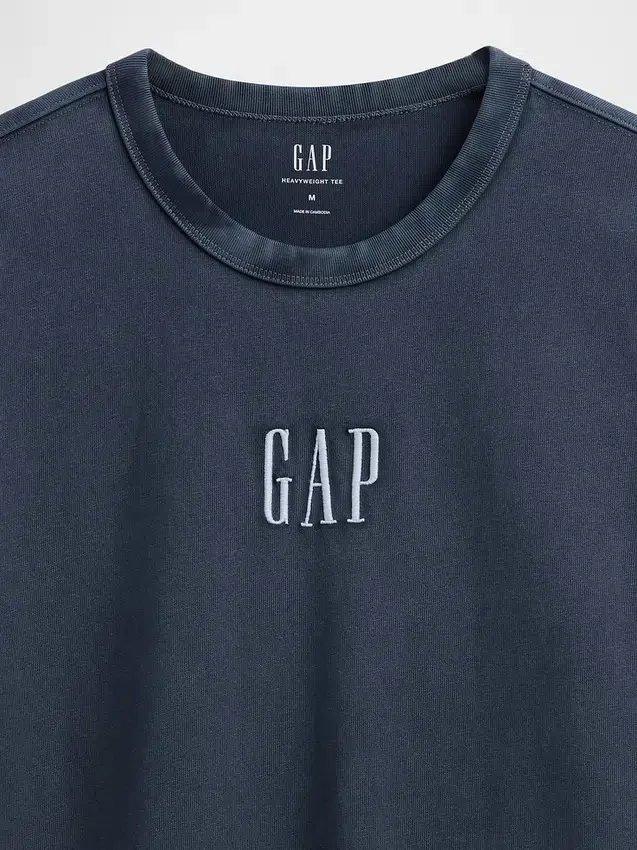 T-shirt con logo, pesante e dalla vestibilità comoda