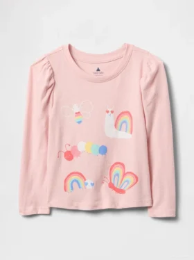 T-shirt con maniche a sbuffo Mix & Match per Neonato & Bebè
