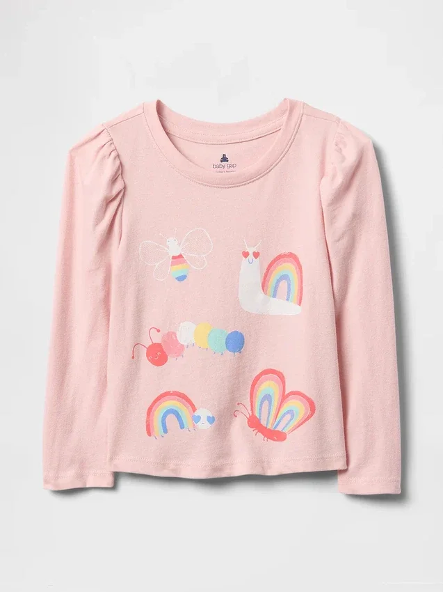 T-shirt con maniche a sbuffo Mix & Match per Neonato & Bebè