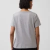 T-shirt con scollo a V in cotone biologico Vintagesoft