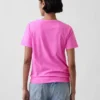 T-shirt con scollo a V in cotone biologico Vintagesoft