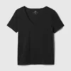 T-shirt con scollo a V in cotone biologico Vintagesoft