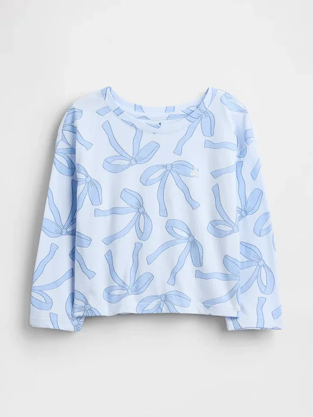 T-shirt con spalle scese per neonato & bebè, abbinabile