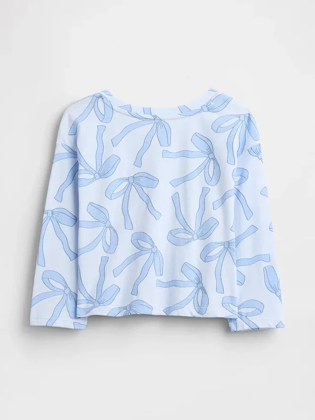 T-shirt con spalle scese per neonato & bebè, abbinabile
