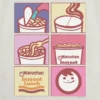 T-shirt con stampa a griglia “Maruchan Noodle” per bambini
